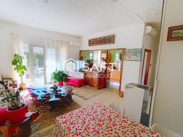 MAISON DE CARACTERE avec TERRASSE de 85m² et GARAGE de 90m²- GROS POTENTIEL D'AMENAGEMENT