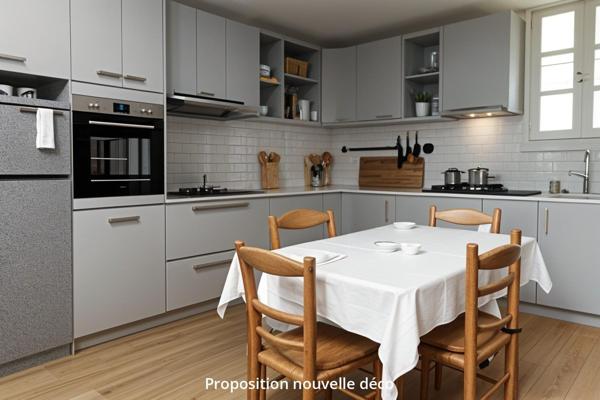 Maison en pierres, 93 m², 2 chs, terrain 522 m², Frênes