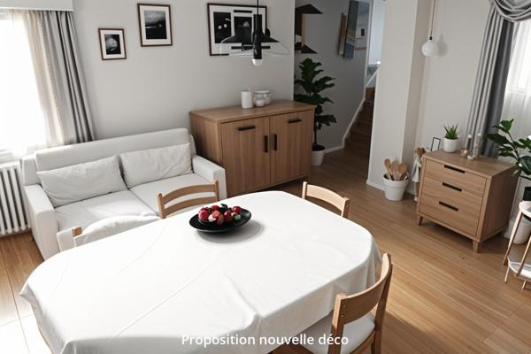 Maison en pierres, 93 m², 2 chs, terrain 522 m², Frênes