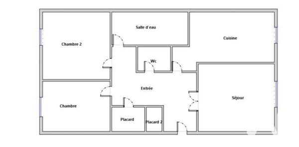 Appartement à vendre 3 pièces 68 m² Saint-Denis