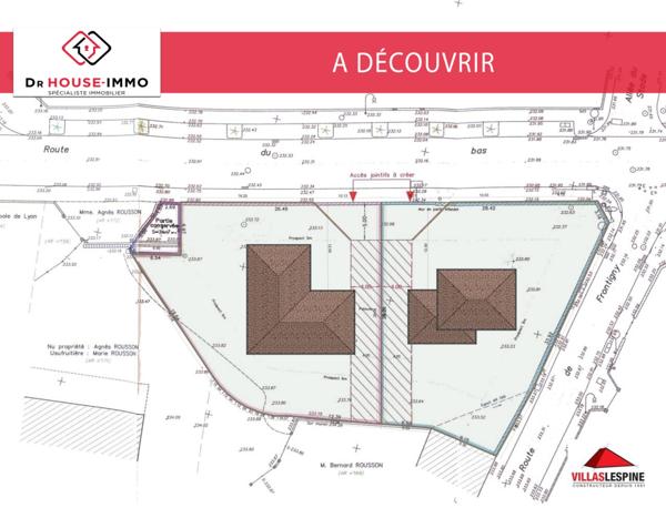 Terrain à vendre de 739 m²