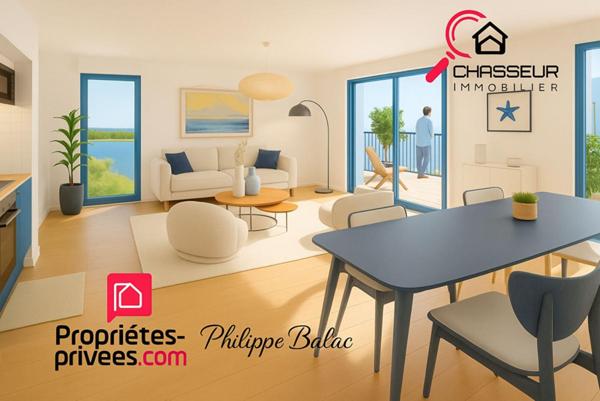 29160 Crozon Appartement 66 m² Sud Ouest balcon 12 m² cuisine séjour 27 m² aucun travaux