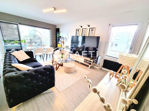 Appartement T2 très lumineux avec terrasse exposée SUD