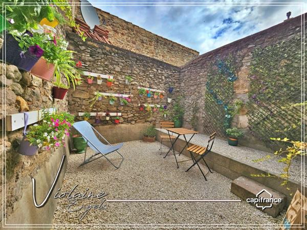 Maison de village rénovée avec cour, garage et cachet – OLONZAC (34210)