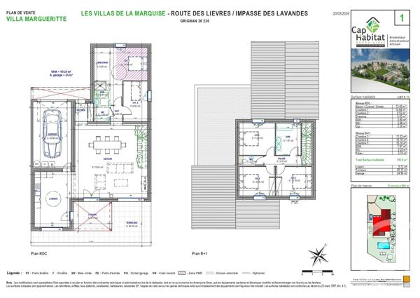 Maison à vendre  6 pièces - 155,93 m2 GRIGNAN - 26