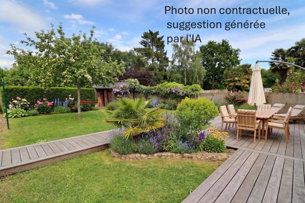 MAISON 4 CHAMBRES avec SOUS-SOL TOTAL et TRES BEAU JARDIN