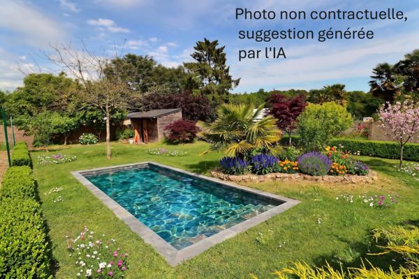 MAISON 4 CHAMBRES avec SOUS-SOL TOTAL et TRES BEAU JARDIN