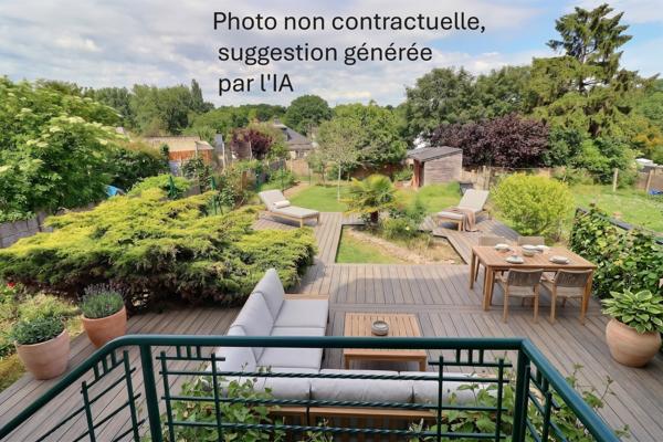 MAISON 4 CHAMBRES avec SOUS-SOL TOTAL et TRES BEAU JARDIN