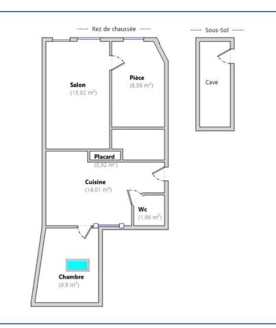 Appartement 3 pièces à louer à Saint Nicolas de Port, calme et bien situé
