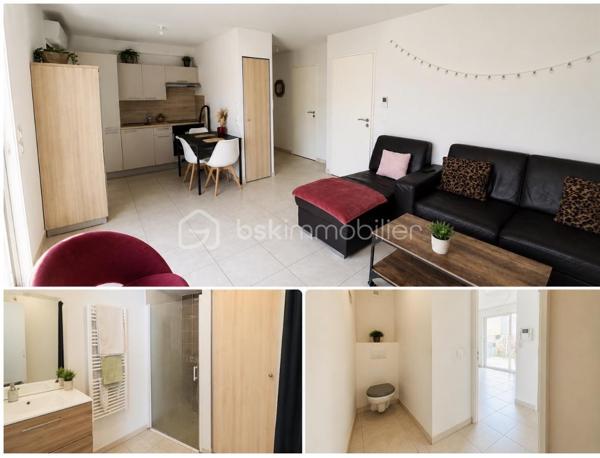 T2 avec exceptionnelle terrasse de 20 m² – Investissement locatif sécurisé

Découvrez ce charmant appartement T2 de 40 m² situé au 2ᵉ et dernier étage d'une résidence récente et bien entretenue, livrée en 2017.

Son principal atout ? Une magnifique terrasse de 20 m², particulièrement rare sur ce type de bien. Véritable prolongement de l'espace de vie, elle offre une surface extérieure comparable à une pièce supplémentaire, idéale pour les repas, la détente ou le télétravail en extérieur.

La résidence, composée de seulement 16 appartements, bénéficie d'un cadre calme et agréable. Les charges de copropriété sont faibles, un avantage appréciable pour les investisseurs comme pour les futurs occupants.

Une place de stationnement privative est incluse dans le prix.

Informations locatives :

Appartement actuellement loué 590 € par mois, dont 60 € de charges.
Bail de 3 ans signé en septembre 2025.
Revenus locatifs immédiats et sécurisés.

Informations complémentaires :

Surface habitable : 40 m²
Terrasse : 20 m²
2ᵉ et dernier étage
Résidence de 2017
Petite copropriété de 16 lots d'habitation
Faibles charges
Place de stationnement incluse
Taxe foncière : 1 080 €

Un bien rare sur le marché grâce à sa terrasse exceptionnelle et sa situation dans une résidence récente à taille humaine. Idéal pour un investissement locatif serein avec locataire en place.