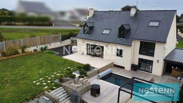 À vendre - Maison d'architecte 5 chambres avec vue dégagée sur la baie - HILLION