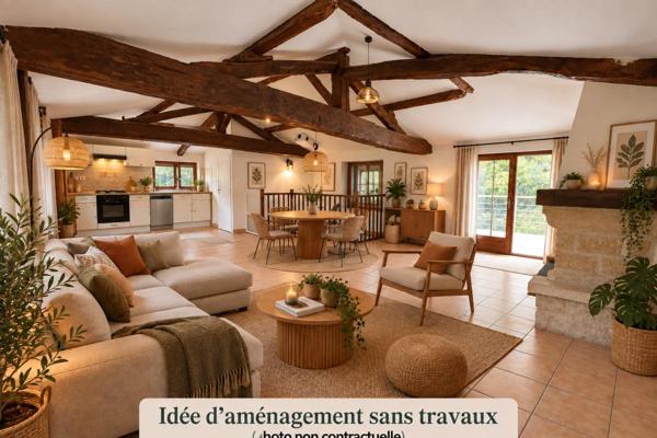 SAINT-JUST D'AVRAY - Maison 4 pièces 93 m2 sur 2800m2 de terrain