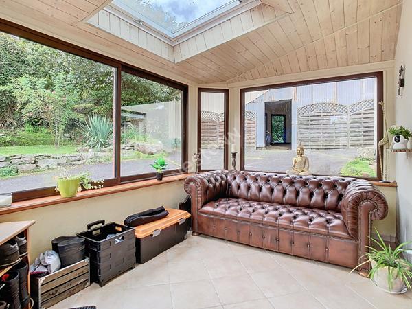 Ensemble immobilier à Langolen - 186m² - Longère - 1973m² de terrain - Hangar