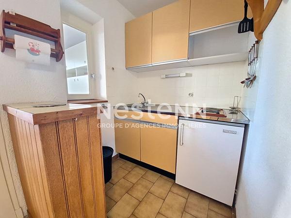 À 400 m de la plage - Studio avec loggia, terrasse, piscine et parking