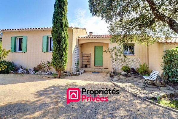 Uzès, 5km, Villa sur terrain arboré