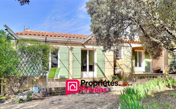 Uzès, 5km, Villa sur terrain arboré