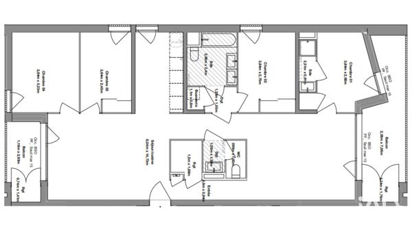 Appartement à vendre 5 pièces 122 m² Le Bourget-du-Lac