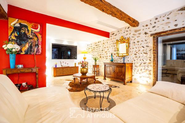 Maison de village de prestige avec piscine balinaise