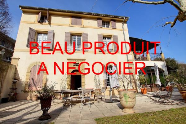 Aix-en-Provence (13100) Authentique bastide rénovée entièrement, avec vue , psicine, à pied centre ville