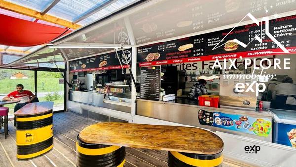 Vente murs + Fonds de commerce Restauration/Snack Saint-Pierre-De-Belleville