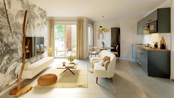 Appartement T4 avec grande terrasse de 61m²