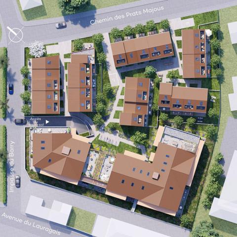 Appartement T4 avec grande terrasse de 61m²