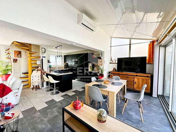 À vendre à Le Barcarès : Maison 106 m2, 3 chambres avec vue sur l'étang