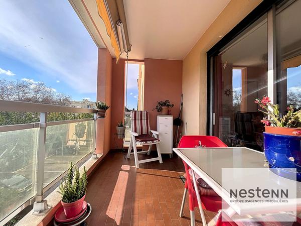 Grand T2 de 47 m² avec terrasse plein Sud, parking et cave