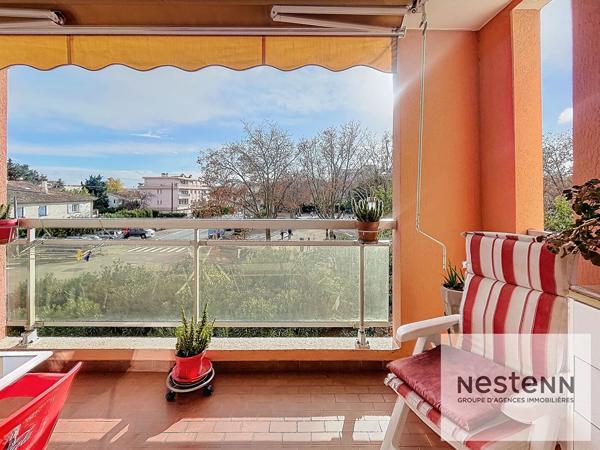 Grand T2 de 47 m² avec terrasse plein Sud, parking et cave