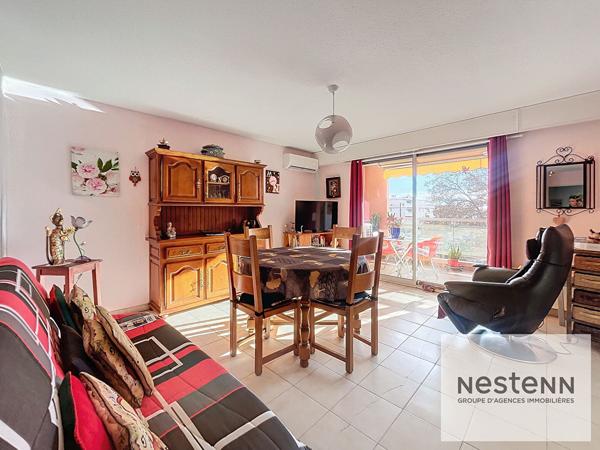 Grand T2 de 47 m² avec terrasse plein Sud, parking et cave