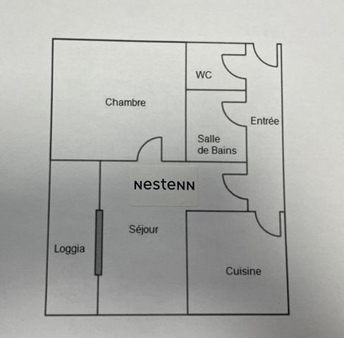 Grand T2 de 47 m² avec terrasse plein Sud, parking et cave