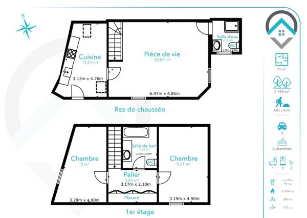 Vente / Maison T4