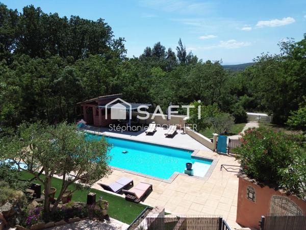 Maison 200m² avec dépendance et piscine