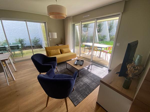 Concarneau appartement T3 de 68 m² avec un jardin de 148 m² entre plages et centre ville