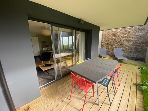 Concarneau appartement T3 de 68 m² avec un jardin de 148 m² entre plages et centre ville