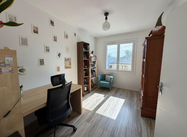 Nantes Bourgeonnière T3 lumineux 59 m² sans travaux, cave + parking sous-sol