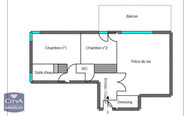 Appartement à vendre 2 pièces 59m² Nîmes (30900)