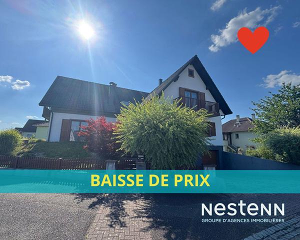 Baisse de prix : spacieuse, 250m2 maison familiale 8 pièces avec jardin à Drusenheim