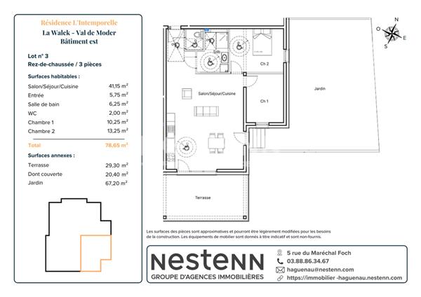 Découvrez L'Intemporelle, nouvelle résidence moderne à La Walck ? appartements du T2 au T4