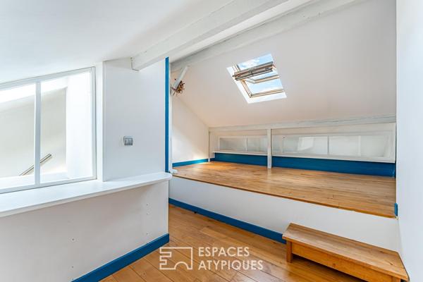 Duplex de charme sous les combles proche Île Saint-Germain