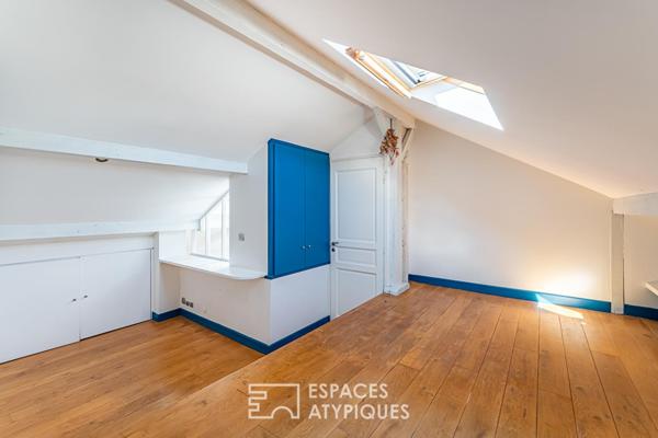 Duplex de charme sous les combles proche Île Saint-Germain