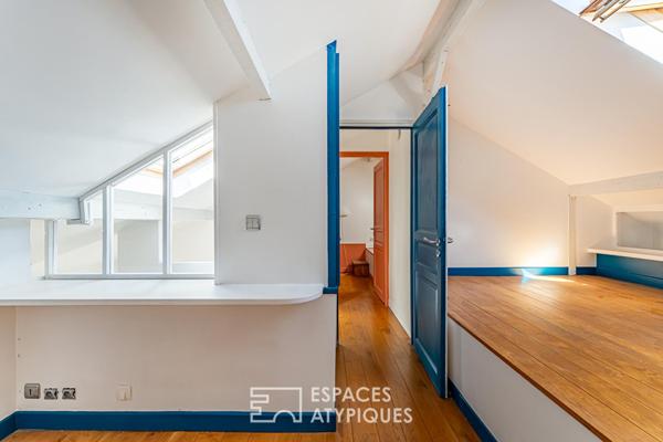Duplex de charme sous les combles proche Île Saint-Germain