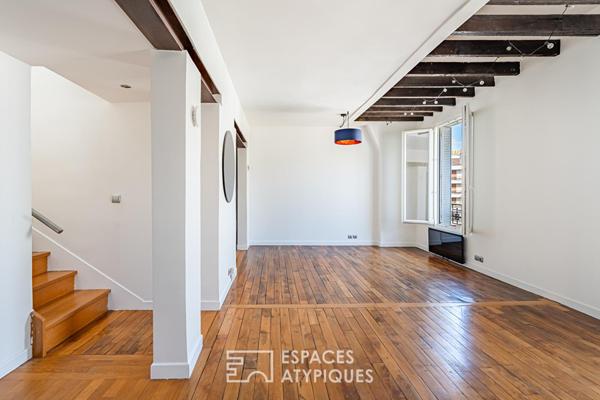 Duplex de charme sous les combles proche Île Saint-Germain