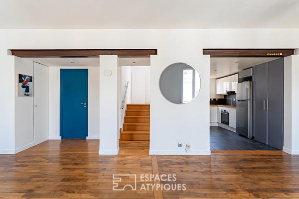 Duplex de charme sous les combles proche Île Saint-Germain