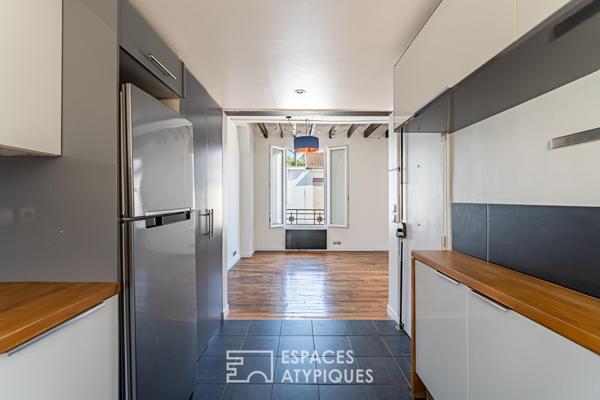 Duplex de charme sous les combles proche Île Saint-Germain