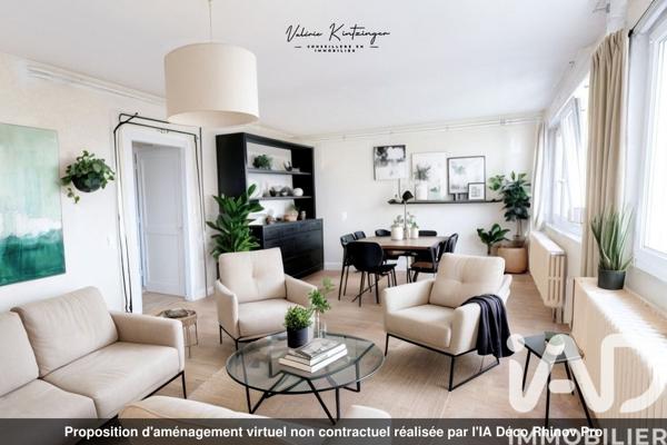 Appartement à vendre 3 pièces 68 m² Thionville