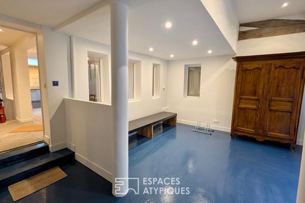 La maison meublée de type loft aux Chartrons