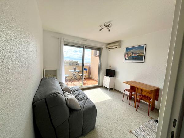 STUDIO A LOUER meublé 15.50 m²