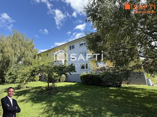 Superbe appartement de 4 pièces disposant d'un balcon, d'une cave, et d'un garage !