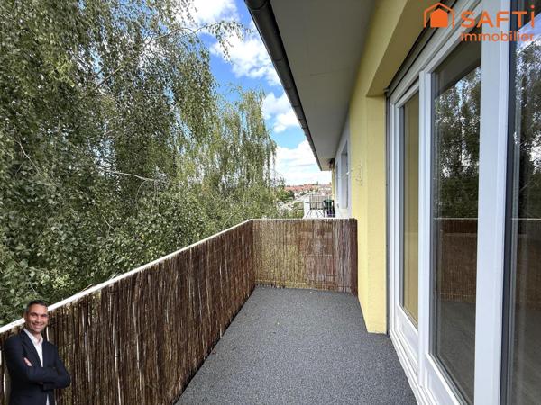 Superbe appartement de 4 pièces disposant d'un balcon, d'une cave, et d'un garage !